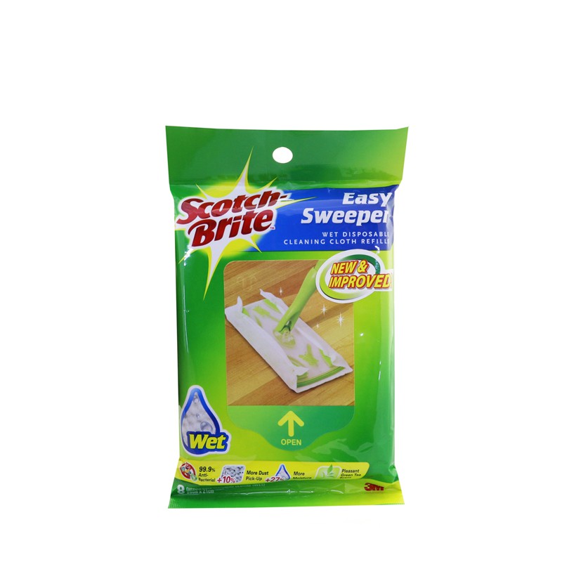 Scotch-Brite Q600RW-E Easy Sweeper แผ่นเปียกแบบเติม