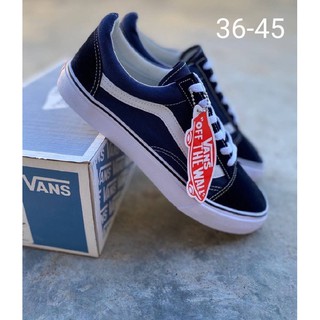 รองเท้าผ้าใบแฟชั่น vans สีใหม่ พร้อมกล่อง งานเข้าใหม่ค่ะ