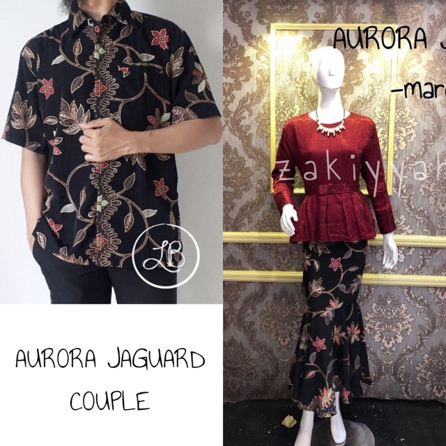 JAGUARD COUPLE KEBAYA / FIANCE KEBAYA / MODERN KEBAYA