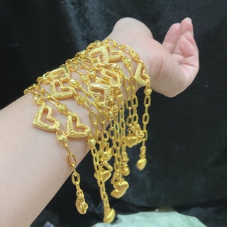 ข้อมือน้ำหนัก1บาท ลายหัวใจสวยๆ (แถมตะขอ)