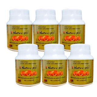 Nature  plus เห็ดหลินจือสกัด เนเจอร์พลัส (6 กระปุก X 50 แคปซูล)