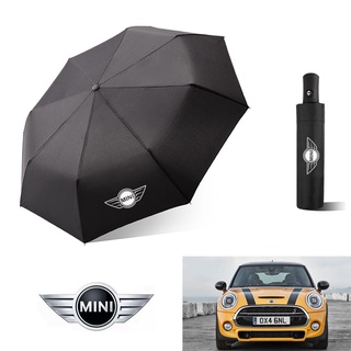 MINI COOPER LOGO Short Handle Folding Umbrella Car Shop Custom Gifts COUNTRYMAN JCW CLUBMAN F54 F55 F56 F57 F58 F60 R55 R57 R58 R60 Car Sunshade