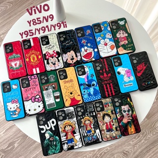 ꒰พร้อมส่ง📨꒱ เคส 3D พิมพ์ลายการ์ตูนน่ารัก Vivo Y85/V9, Y95/Y91/Y91i