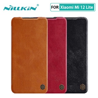 Nillkin เคสสำหรับ Xiaomi Mi12 12S Pro Qin Series PU หนังเคสสำหรับ Xiaomi Mi 12 Lite เคส