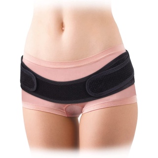 Direct from Japan dacco 60813 Pelvic Belt, Pre and Postpartum Belt, 1 Piece, Made in Japan, Black, One Size Fits Most