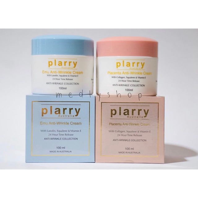 Plarry Placenta Cream Anti Wrinkle Cream / ครีมอีมู Plarry Emu Cream Anti Wrinkle Cream