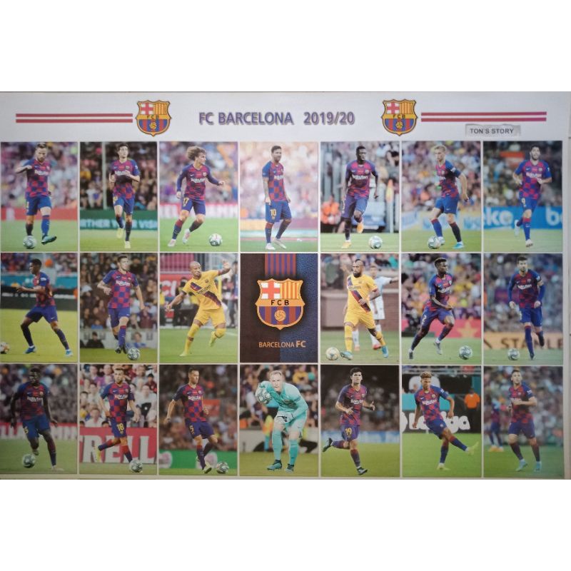 BARCELONA FC 2019/20 POSTER