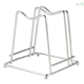 [Home Decoration]Stainless Steel Cutting Board Holder Chopping Board Stand Rack Kitchen Household Organizer