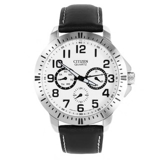 Citizen Quartz Chronograph Mens Watchรุ่นAG8310-08A-White