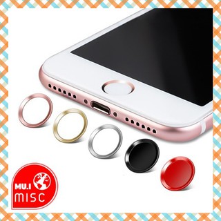 MUIMISC ♥ ตัวครอบ ถนอม ปุ่มโฮม  Iphone แบบสแกนลายนิ้วมือได้ เรียบหรู สไตล์ Minimalist