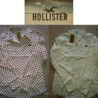 Hollister Plaid Shirts เสื้อเชิ้ตลายจุด ทรงสวย ลายสวย ผ้าคอตต้อนเนื้อนุ่มใส่สบายไม่ร้อน 
มี 6สี