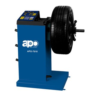 APO APO-7018 เครื่องถ่วงล้อรถ 10-24นิ้ว 200W ไม่มีฝาครอบ