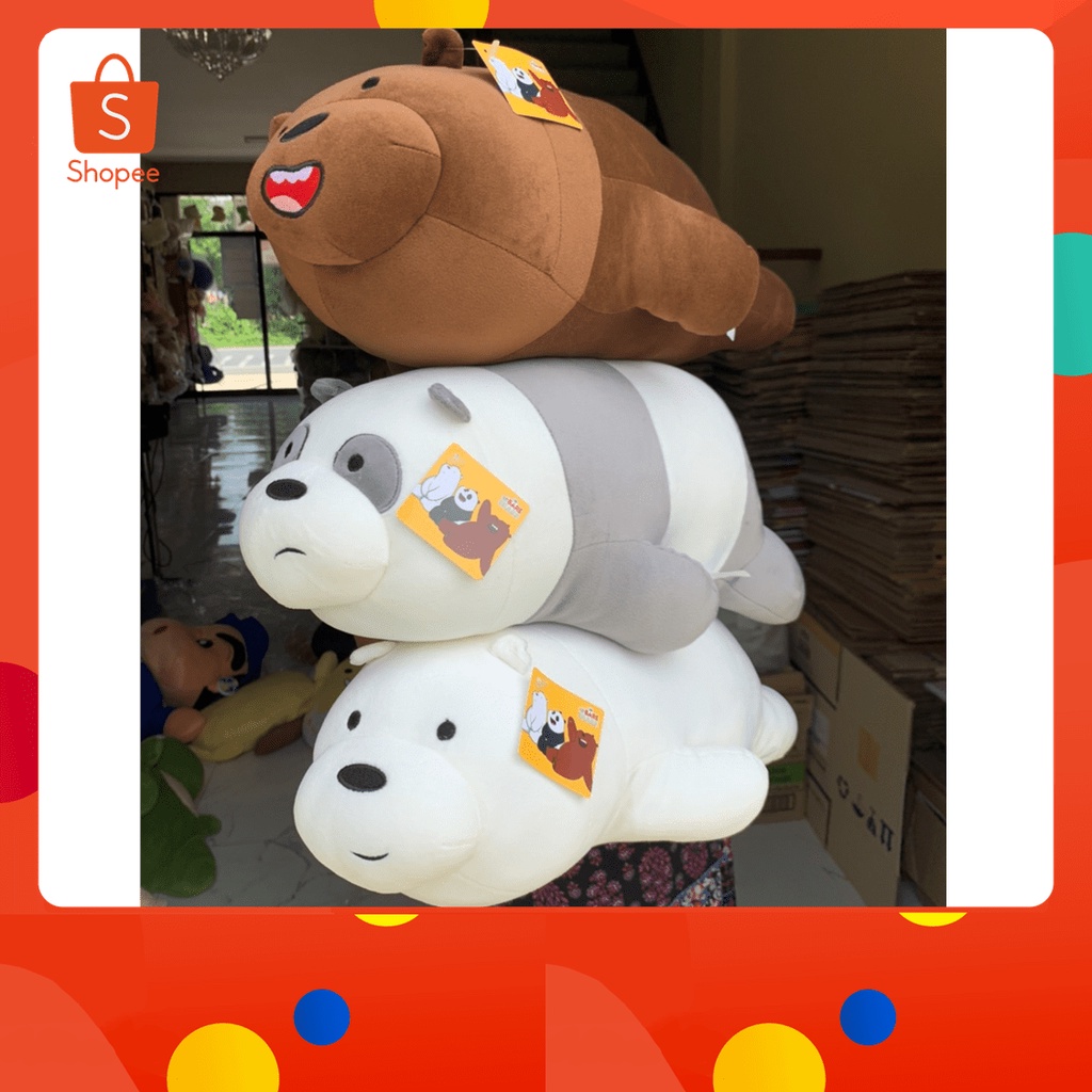 ตุ๊กตาหมีวีแบแบร์(WeBareBears) ร้านDollybymayom