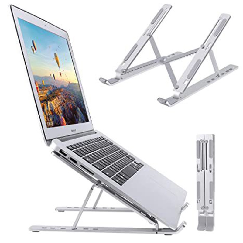 Foldable Laptop Stand Aluminium Adjustable Notebook Holder For Macbook Air Pro 11 12 13 15 6 Portable Lap Top Support Br