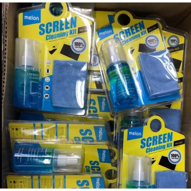 ส่งจากไทย Melon Screen Cleaning Kit MCL-003 น้ำยาเช็ดหน้าจอ พร้อมผ้าเช็ด พร้อมส่ง เช็ดได้ทั้งจอคอม จอทีวี จอมือถือ อื่นๆ