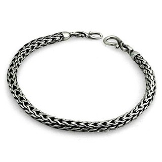 OHM Beads สร้อยข้อมือ Chunky Bracelet - Silver 925 Charm เครื่องประดับ บีด เงิน เแก้ว จี้ สร้อย กำไล OHMThailand