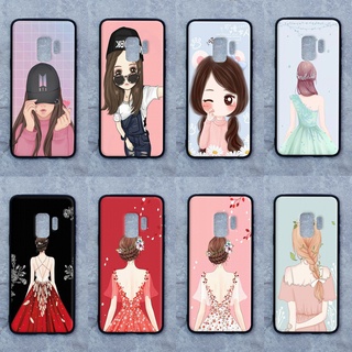 เคส Samsung S9 ลายผู้หญิง ขอบนิ่มหลังแข็ง เคสมือถือ เคสโทรศัพท์ Case เคส TPU ขอบนิ่มหลังแข็ง ไม่ขูดตัวเครื่อง ไม่กัดขอบ