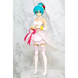 ฟิกเกอร์แท้ Hatsune Miku Wedding SPM White Dress