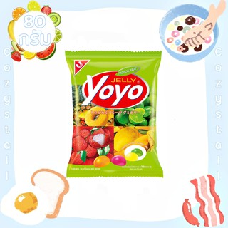 (พร้อมส่ง) เยลลี่โยโย่ รสฟรุตตี้ Gummy Jelly Fruity Yoyo 80 กรัม