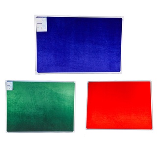 TBS กระดานกำมะหยี่สีเขียว แดง น้ำเงิน 30x40cm กระดานติดหมุด กระดานติดประกาศ กระดานแขวนผนัง