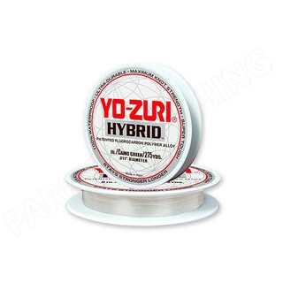 สาย YO-ZURI HYBRID สาย Fluoro Carbon ผสม Nylon คุณภาพญี่ปุ่น ใช้เป็นสาย main แทนสายเอ็นหรือ PE ในรอกได้