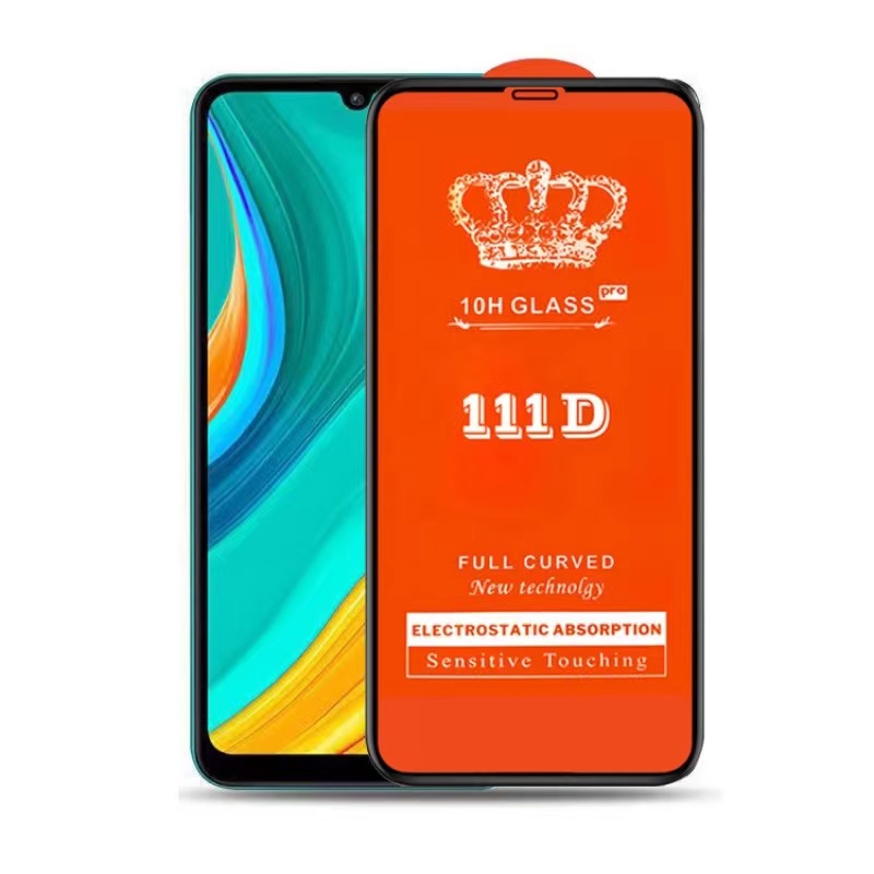 01 ฟิล์มกระจกเต็มจอ 111D Redmi Note9 Note9s Note8 Note10 4G 5G Note10pro Redmi9 9A 9C 9T A2lite PocoX3pro M3 Redmi10