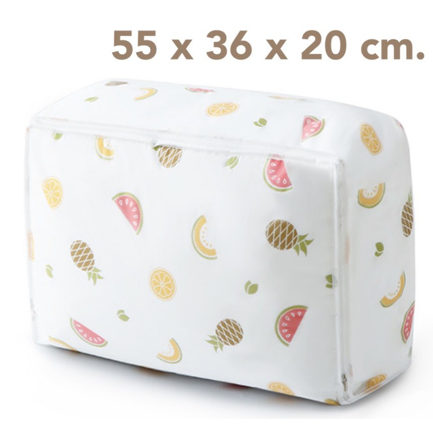 พร้อมส่ง⭐ (19 แบบ)  ถุงเก็บผ้านวม ใส่เสื้อผ้า ใส่ผ้าห่ม  เนื้อหนา ป้องกันฝุ่น กันแมลง  จุได้เยอะ - รูปที่ 5