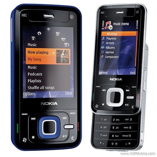 โทรศัพท์มือถือ Nokia N81 3G Classic ของแท้ครบชุด