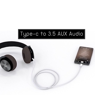 สาย Type C to AUX Jack 3.5mm รุ่น JH-030 สำหรับ ต่อจาก Type C ไปยังสายหูฟัง 3.5 มม ยาว 1 เมตร(มีสินค้าพร้อมส่งค่ะ)