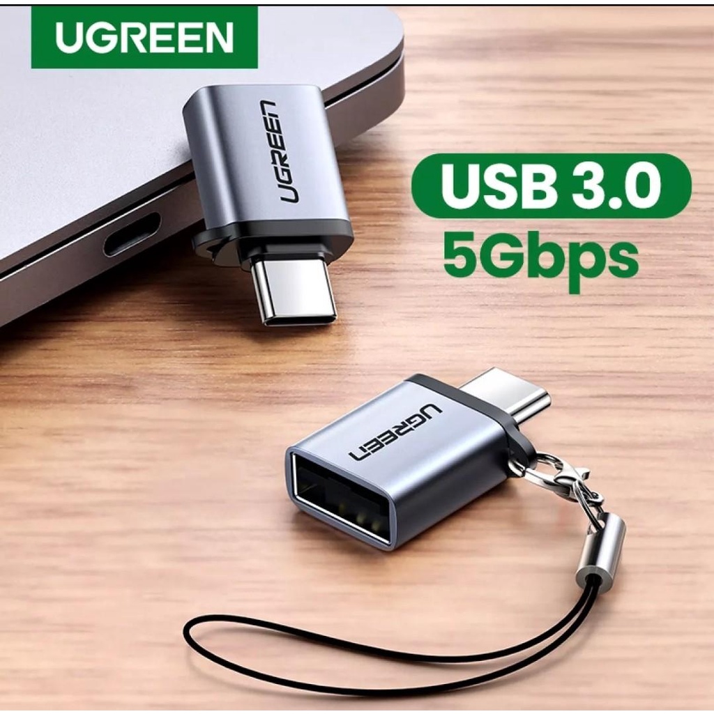 Ugreen รุ่น 502835028420808 อะแดปเตอร์ Usb Type C To Usb 30 Otg โอนถ่ายข้อมูล 5gbps รองรับ 9901