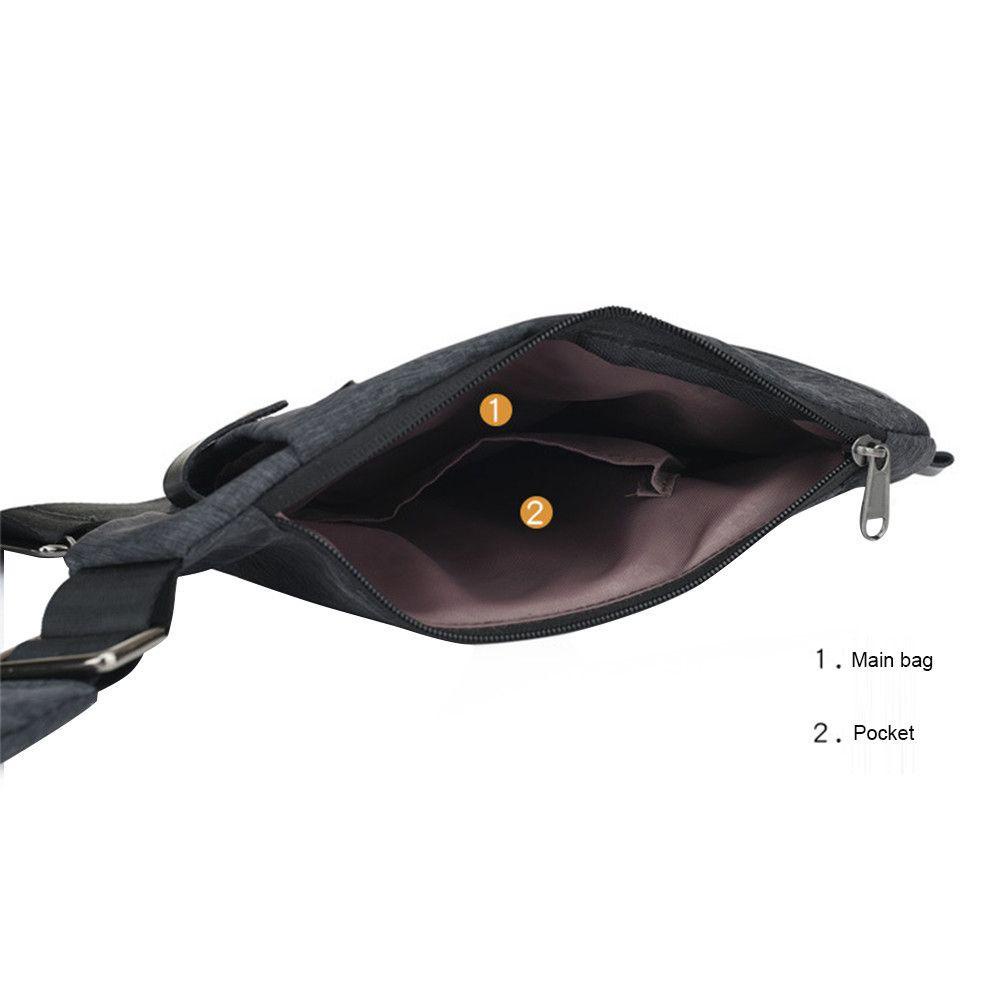 Uumir กระเป๋าสะพายไหล่จักรยานแบบพกพา Anti-theft Crossbody กันน้ํา