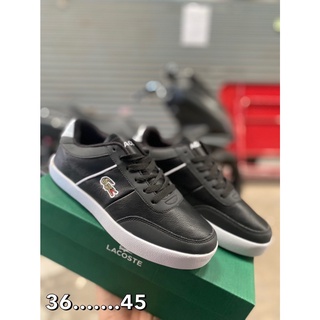 Lacoste รองเท้าผ้าใบผูกเชือก