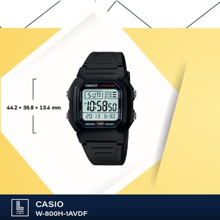 นาฬิกาข้อมือ casio รุ่น W-800H-1AVDF