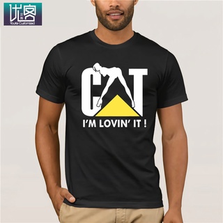 ถูกสุดๆพร้อมส่ง เสื้อยืดแขนสั้น ผ้าฝ้าย พิมพ์ลายกราฟฟิค Caterpillar im lovin it Logo หลากสี แฟชั่นฤดูร้อน