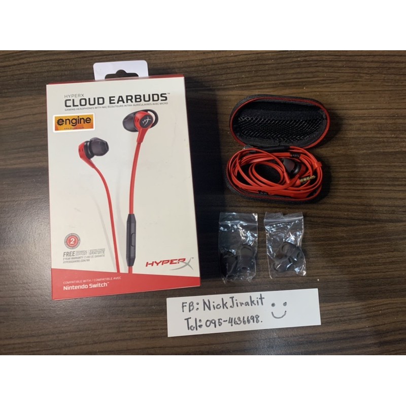 hyperx cloud earbuds pantip