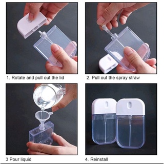 ขวดสเปรย์เปล่า แบบหมุนเติมง่ายโฉมใหม่ รีฟิลได้ ขนาด 50 ml.