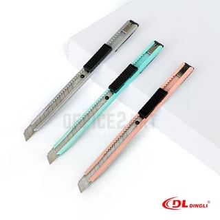 มีดคัตเตอร์ คัตเตอร์ คัทเตอร์ คัตเตอร์เหล็ก คัตเตอร์พกพา รุ่น DL3072 (แพ็ค 1 อัน) Cutter Knife