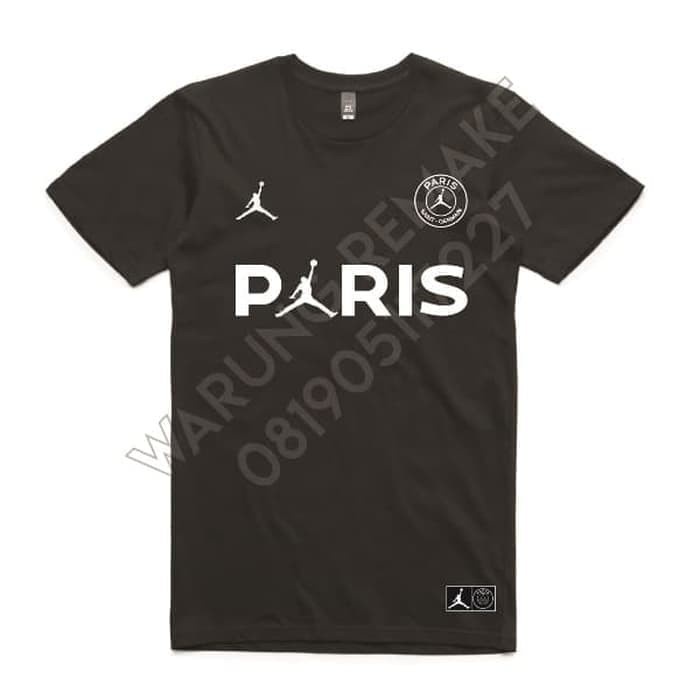 ✴Psg PARIS Water JORDAN JERSEY T-Shirt Combed 30'S Material