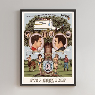 Step Brothers  Poster โปสเตอร์ภาพขนาด 33X48 cm