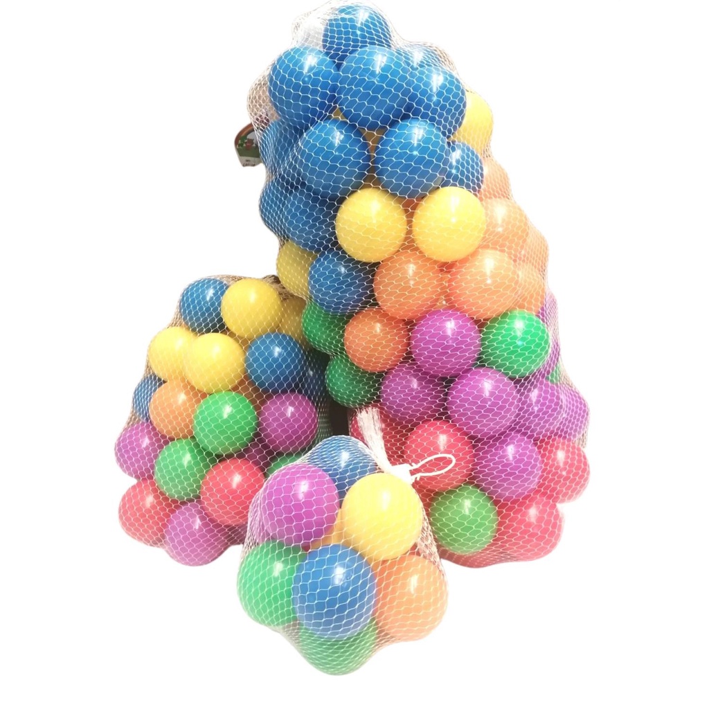 Wangdek Balls  วังเด็ก ลูกบอลหลากสี ตาข่าย สีเข้มเนื้อใส ของเล่น WD-111,WD-222,WD-333
