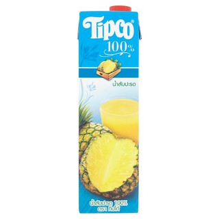 🔥HOT🔥 ทิปโก้ น้ำสับปะรด 100% 1 ลิตร Tipco 100% Pineapple Juice 1 Liter