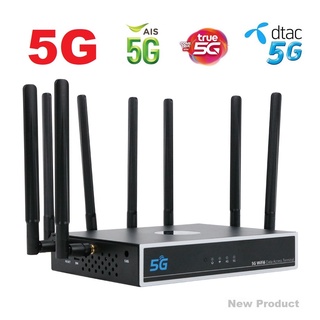 5G CPE Wifi Router เราเตอร์ ใส่ซิม รองรับ 3CA,5G 4G AIS,DTAC,TRUE,NT, Indoor and Outdoor WiFi-6 Intelligent