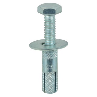 ANCHOR BOLT &amp; SCREW FITT 1/4" 2EA พุ๊กเหล็ก พร้อมสกรู 1/4 นิ้ว FITT 2 ตัว พุ๊ก อุปกรณ์ยึดติด เครื่องมือช่างและฮาร์ดแวร์