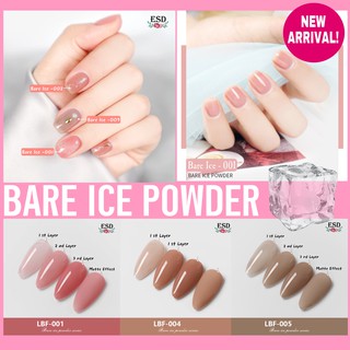 Gemiya สีทาเล็บเจล อบ UV สี Bare Ice Powder / สีน้ำแข็งใส นู้ด ขนาด 15 ml. สีแน่น สวย มีเก็บปลายทาง