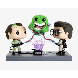 Funko pop/Ghostbuster ghost trapมีเสียง มีไฟ ขนาด7x9cm. พร้อมสมุดสติกเกอร์