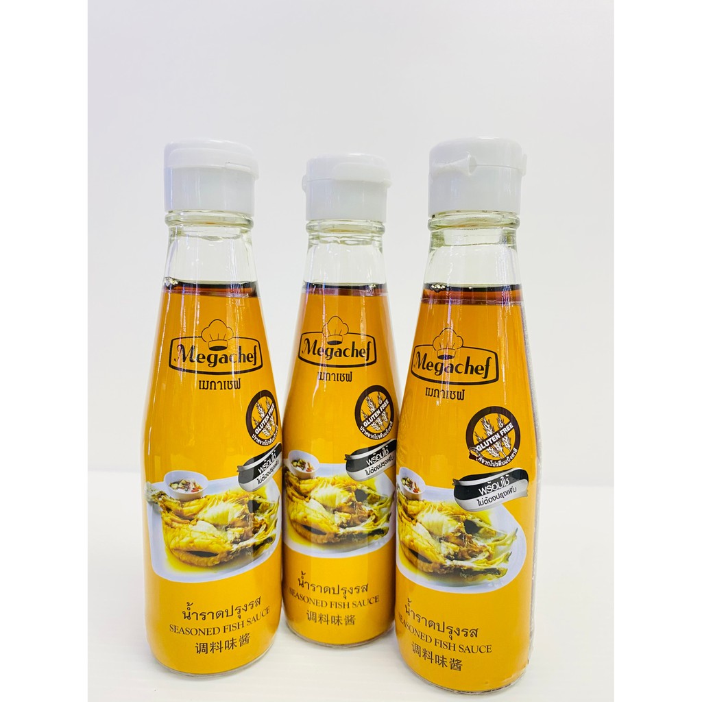 นํ้าราดปรุงรส เมกาเชฟ 200 ml. Premium Seasoned Sauce