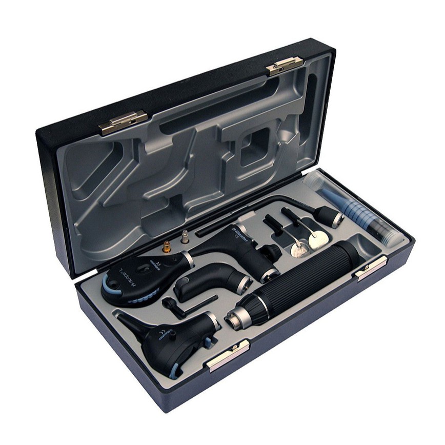 Riester ชุดตรวจตา หู คอ จมูก รุ่น ri-scope Deluxe L3 Oto/L2 Oph,LED 3.5V,R3820-203