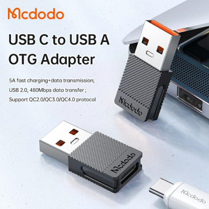 MCDODO Converter OTG Type C หญิง USB ชาย OT-6970 / OT6970 5A อะแดปเตอร์ Fast Charge