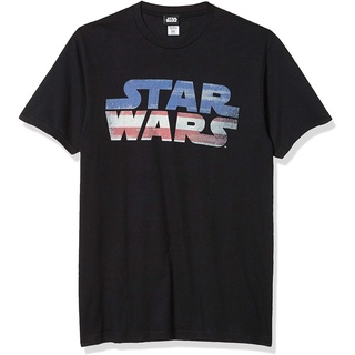 New Star Wars Mens SW USA Flag T-Shirt เสื้อยืดผู้หญิง