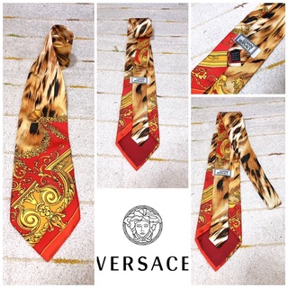 🧣: VERSACE ties silk แท้💯%